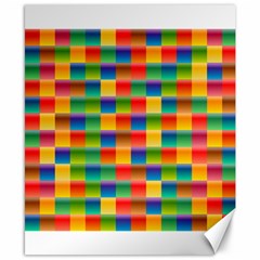 Background Colorful Abstract Canvas 8  X 10  by Bajindul