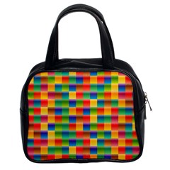 Background Colorful Abstract Classic Handbag (two Sides) by Bajindul