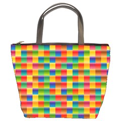 Background Colorful Abstract Bucket Bag