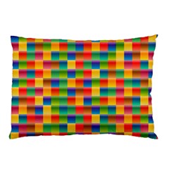 Background Colorful Abstract Pillow Case by Bajindul