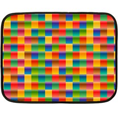 Background Colorful Abstract Double Sided Fleece Blanket (mini)  by Bajindul