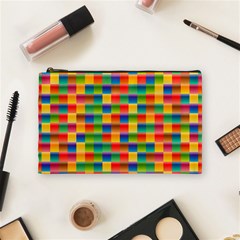 Background Colorful Abstract Cosmetic Bag (medium)