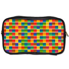 Background Colorful Abstract Toiletries Bag (one Side)