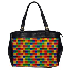 Background Colorful Abstract Oversize Office Handbag by Bajindul