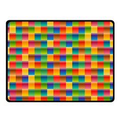 Background Colorful Abstract Double Sided Fleece Blanket (small)  by Bajindul