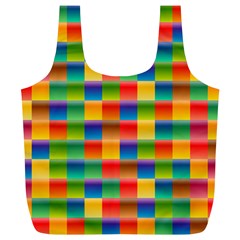 Background Colorful Abstract Full Print Recycle Bag (xl) by Bajindul