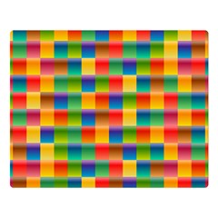 Background Colorful Abstract Double Sided Flano Blanket (large)  by Bajindul