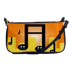 Abstract Anthropomorphic Art Shoulder Clutch Bag