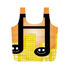 Abstract Anthropomorphic Art Full Print Recycle Bag (M)