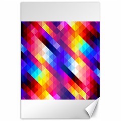 Abstract Blue Background Colorful Pattern Canvas 20  X 30 