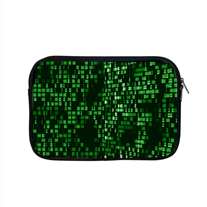 Abstract Plaid Green Apple MacBook Pro 15  Zipper Case