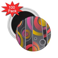 Abstract Colorful Background Grey 2 25  Magnets (100 Pack)  by Bajindul