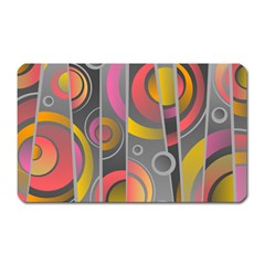 Abstract Colorful Background Grey Magnet (rectangular) by Bajindul