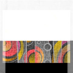 Abstract Colorful Background Grey Rectangular Jigsaw Puzzl by Bajindul