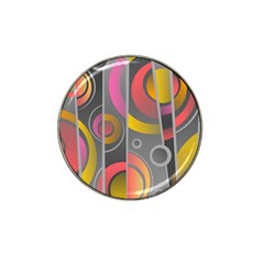 Abstract Colorful Background Grey Hat Clip Ball Marker by Bajindul