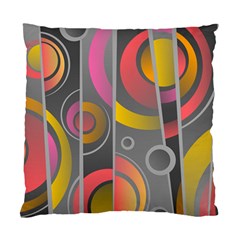 Abstract Colorful Background Grey Standard Cushion Case (two Sides) by Bajindul