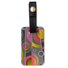 Abstract Colorful Background Grey Luggage Tag (one Side) by Bajindul