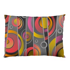 Abstract Colorful Background Grey Pillow Case (two Sides) by Bajindul