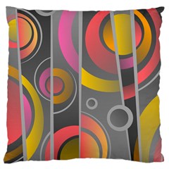 Abstract Colorful Background Grey Large Cushion Case (one Side) by Bajindul