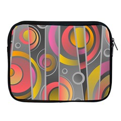 Abstract Colorful Background Grey Apple Ipad 2/3/4 Zipper Cases by Bajindul