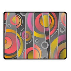 Abstract Colorful Background Grey Double Sided Fleece Blanket (small)  by Bajindul