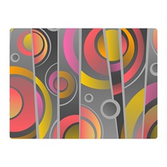 Abstract Colorful Background Grey Double Sided Flano Blanket (mini)  by Bajindul