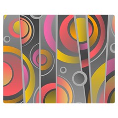 Abstract Colorful Background Grey Double Sided Flano Blanket (medium)  by Bajindul