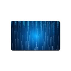 Abstract Rain Space Magnet (name Card) by Bajindul