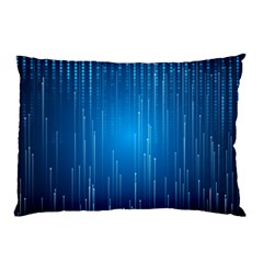 Abstract Rain Space Pillow Case by Bajindul