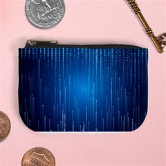 Abstract Rain Space Mini Coin Purse