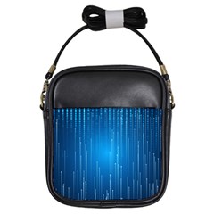 Abstract Rain Space Girls Sling Bag