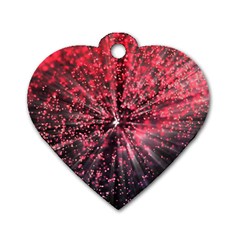 Abstract Background Wallpaper Dog Tag Heart (two Sides)