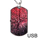 Abstract Background Wallpaper Dog Tag USB Flash (One Side) Front