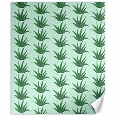 Aloe Plants Pattern Scrapbook Canvas 8  X 10  by Bajindul