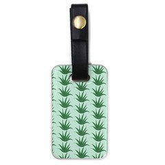 Aloe Plants Pattern Scrapbook Luggage Tag (one Side) by Bajindul