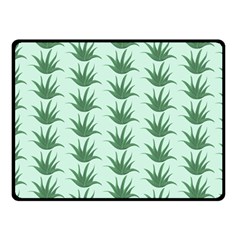 Aloe Plants Pattern Scrapbook Double Sided Fleece Blanket (small)  by Bajindul