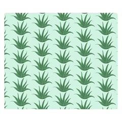 Aloe Plants Pattern Scrapbook Double Sided Flano Blanket (small)  by Bajindul