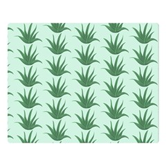 Aloe Plants Pattern Scrapbook Double Sided Flano Blanket (large)  by Bajindul