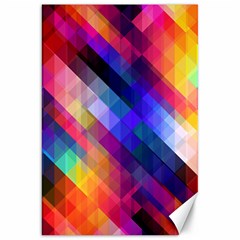 Abstract Background Colorful Pattern Canvas 20  X 30  by Bajindul