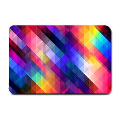 Abstract Background Colorful Pattern Small Doormat  by Bajindul