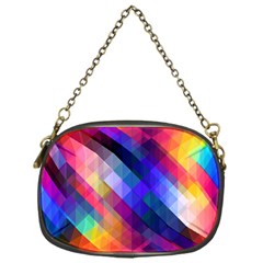 Abstract Background Colorful Pattern Chain Purse (one Side) by Bajindul