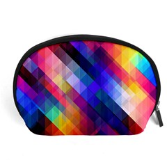 Abstract Background Colorful Pattern Accessory Pouch (large) by Bajindul