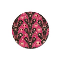 Background Abstract Pattern Magnet 3  (round)