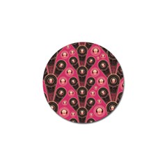 Background Abstract Pattern Golf Ball Marker by Bajindul