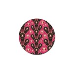 Background Abstract Pattern Golf Ball Marker Front