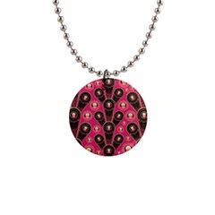 Background Abstract Pattern 1  Button Necklace by Bajindul