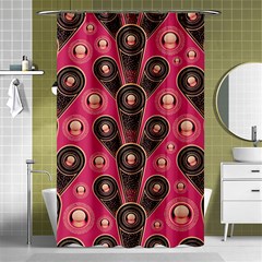 Background Abstract Pattern Shower Curtain 48  X 72  (small) 