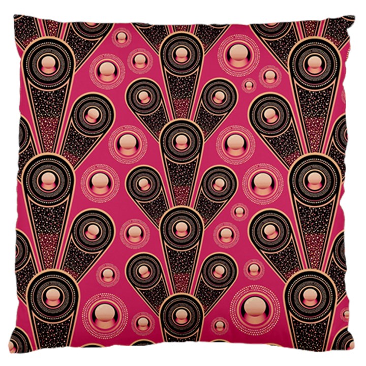 Background Abstract Pattern Large Flano Cushion Case (Two Sides)