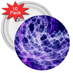 Abstract Space 3  Buttons (10 Pack)  by Bajindul