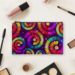 Abstract Background Spiral Colorful Cosmetic Bag (medium) by Bajindul